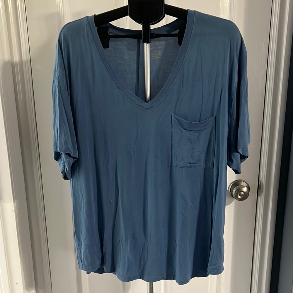 American Eagle Outfitters Blue Short Sleeve Relaxed T-Shirt